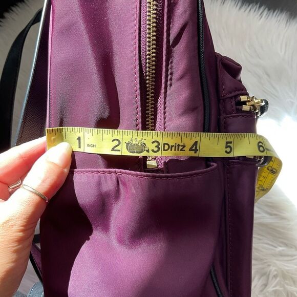 Kate Spade Burgundy Bradley Nylon Backpack with Matching Wallet main image 6